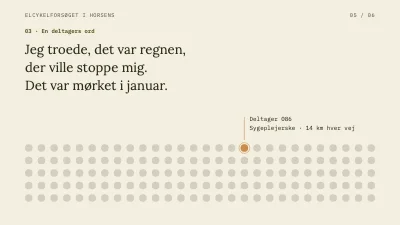 Side 5 af Forskningsresultater — et år på elcykel