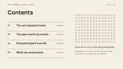 Page 2 of Research results — a year on an e-bike