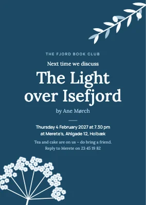 Book club in Holbæk — invitation