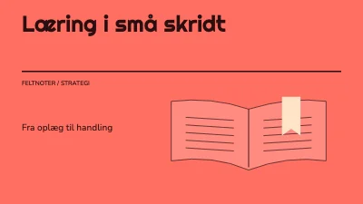 Læring i små skridt