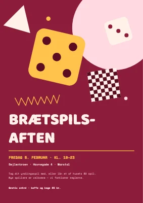 Brætspilsaften i Marstal — memphis-terninger