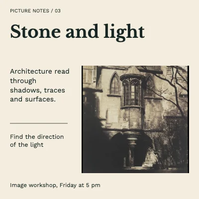 Stone and light · Magazine spread