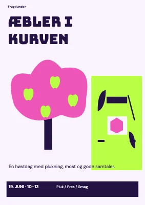 Æbler i kurven